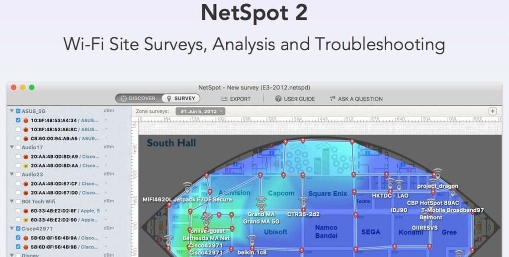 برنامج netspot لقياس سرعة الانترنت