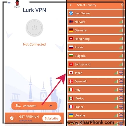 شرح برنامج ال VPN الامريكي الجديد Lurk VPN لارك في بي ان